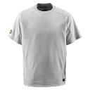 デサント(DESCENTE) ベースボールシャツ(Tネック) (野球) DB200 シルバー XO