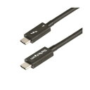 StarTech.com Thunderbolt 4 (40Gbps) USB-Cケーブル 1m ブラック TBLT4MM1M1本|詳細画像