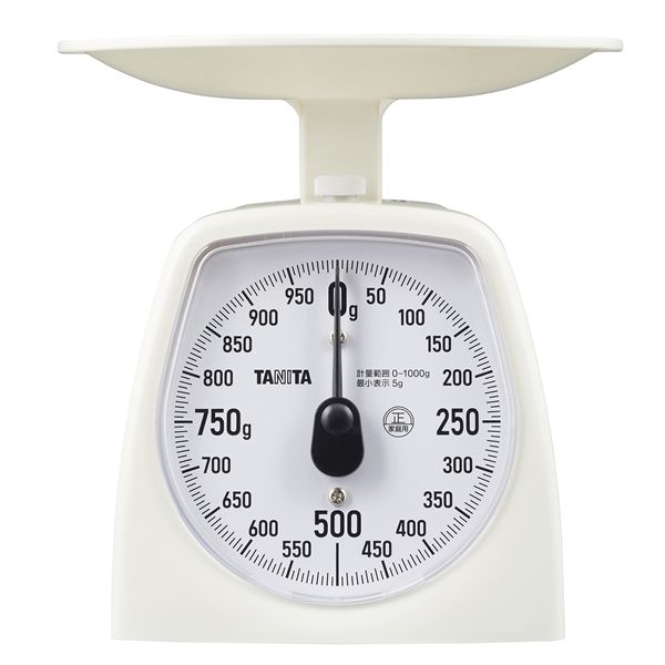タニタ アナログクッキングスケール（1kg計量） ホワイト KA-441