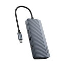 アンカージャパン ANKER USB-Cハブ(10-in-1 Dual Display PD100W対応) グレー A83C20A1 1個