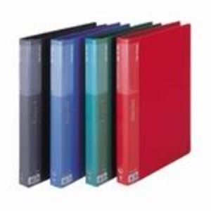 （まとめ）ビュートン リングバインダ RB-A4W-B 32mm 30穴 A4S 青【×5セット】