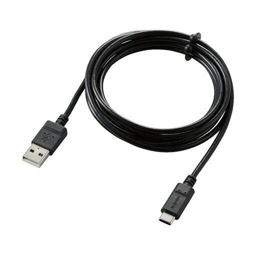 エレコムまとまるUSB Type-C(USB-C)ケーブル(A-C PD非対応) ブラック 2.0m RoHS指令準拠(10物質)MPA-MAC20NBK 1本 エレコムまとまるUSB Type-C(USB-C)ケーブル(A-C PD非対応) ブラック 2.0m RoHS指令準拠(10物質)MPA-MAC20NBK 1本