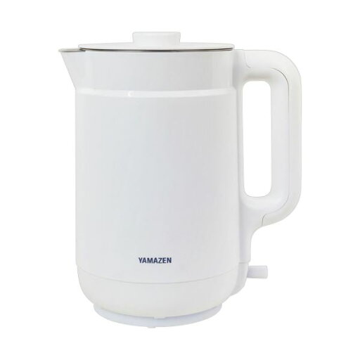 YAMAZEN電気ケトル 1.5L ホワイト YKPA-1215(W) 1台 YAMAZEN電気ケトル 1.5L ホワイト YKPA-1215(W) 1台