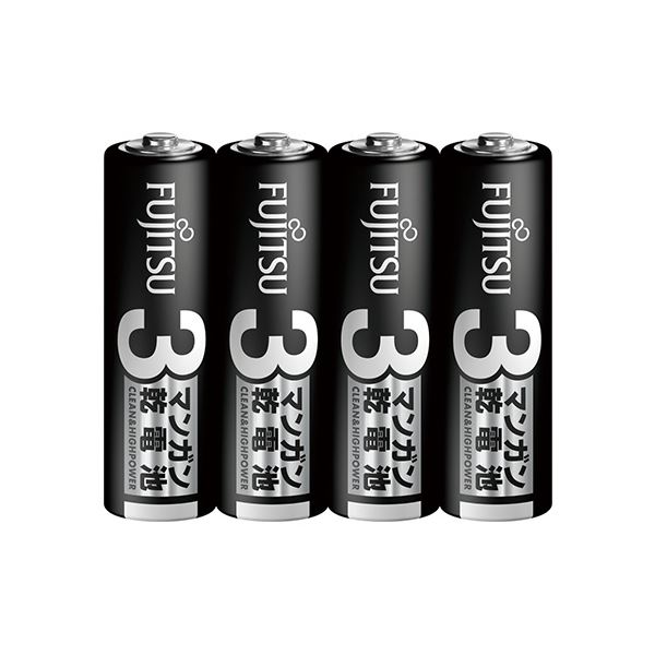 FDK 富士通 マンガン乾電池 単3形R6PU(4S) 1セット(40本:4本×10パック)