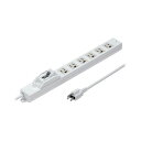 サンワサプライ 漏電ブレーカータップ TAP-BR36LN-5(2)