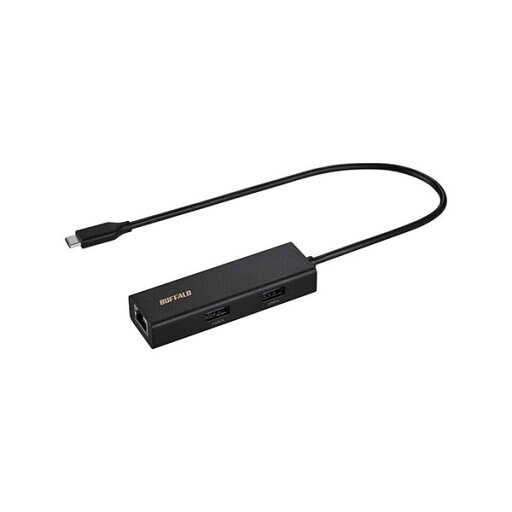 BUFFALO LAN変換アダプタ USB-C オス→メスLAN USB-Ax3 1Gbps対応 Mac・Win対応 ブラック LUD-U3-CU101BK BUFFALO LAN変換アダプタ USB-C オス→メスLAN USB-Ax3 1Gbps対応 Mac・Win対応 ブラック LUD-U3-CU101BK