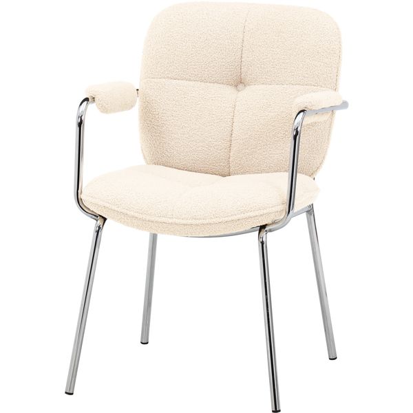 ダイニングチェア WH ホワイト 組立品【代引不可】