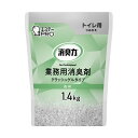 (まとめ) エステー 消臭力業務用消臭剤 クラッシュゲルタイプ トイレ用 森林の香り つめかえ用 1.4kg 1個 【×5セット】(3)