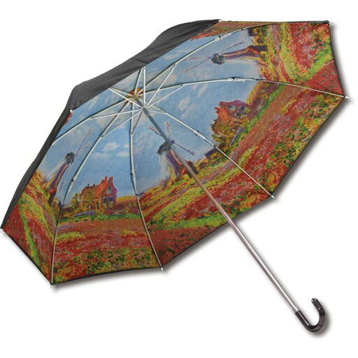 ユーパワー 名画折りたたみ傘 晴雨兼用 モネ「チューリップ畑」 ユーパワー 名画折りたたみ傘 晴雨兼用 モネ「チューリップ畑」