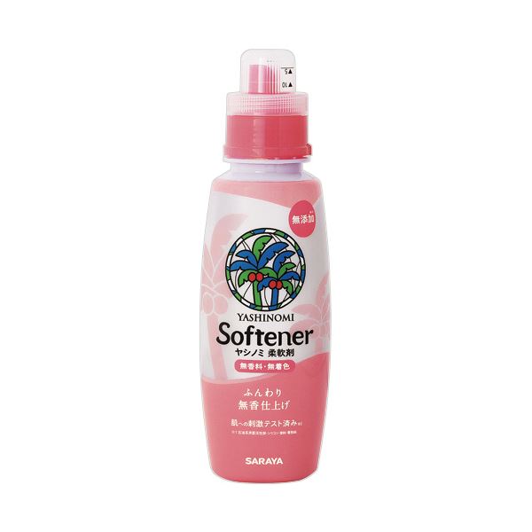 （まとめ） サラヤ ヤシノミ柔軟剤 本体 520mL 1本 【×10セット】