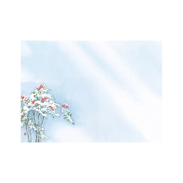 ヤマコー 用美 業務用 尺3四季彩まっと 花雅(はなみやび) 南天 (100枚入) yamaco66459