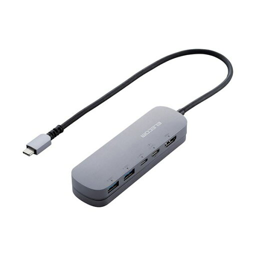 エレコム USBType-Cデータポート/固定用台座付ドッキングステーション シルバー DST-C18SV 1個 エレコム USBType-Cデータポート/固定用台座付ドッキングステーション シルバー DST-C18SV 1個
