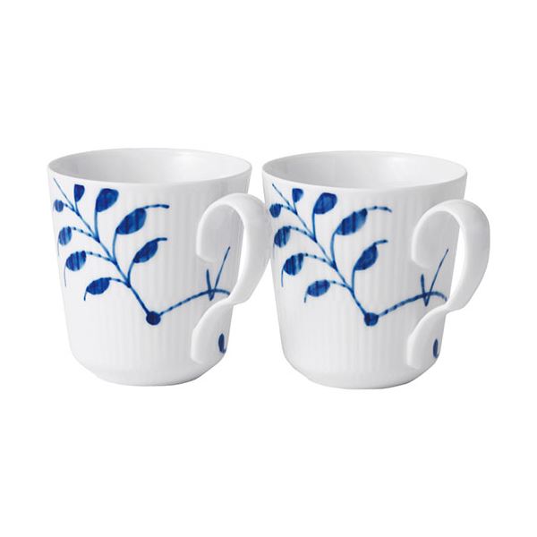 ロイヤルコペンハーゲン ブルーフルーテッド メガ マグ ペア φ8×8.5cm C6007569