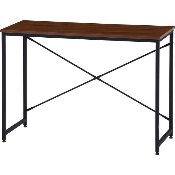 シンプルデスク WN ウォルナット 組立品【代引不可】