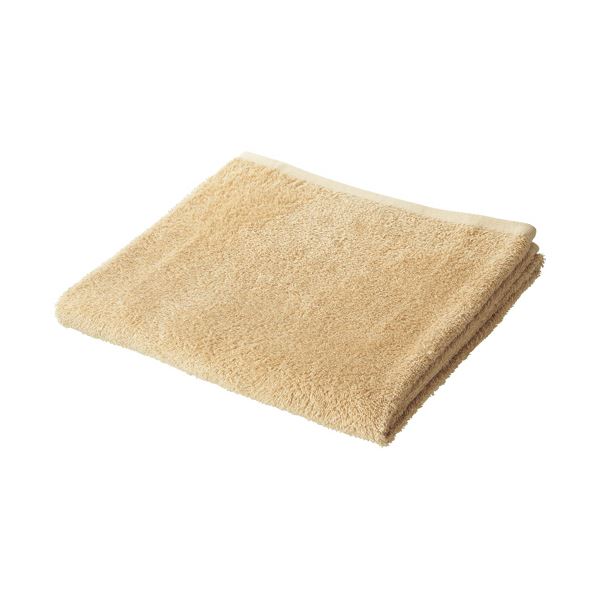 （まとめ） 林テラカラータオル バスタオル ベージュ BN602428 1枚 【×2セット】