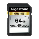 (まとめ)Gigastone SDXCカード 64GB V30 UHS-1 U3 A1 GJSX-64GV3A1 1枚【×3セット】(2)