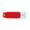 (まとめ)プリンストン USBフラッシュメモリーストラップ付き 8GB レッド/ホワイト PFU-T3KT/8GMGA 1個【×2セット】(2)