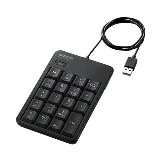 エレコム 有線静音テンキーパッドブラック TK-TCM021SKBK 1個 エレコム 有線静音テンキーパッドブラック TK-TCM021SKBK 1個