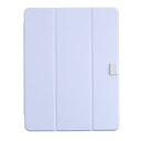 Digio2 iPad Air(M2) 13インチ用 マグネット分離式 衝撃吸収ケース TBC-IPA24301PUR パープル(2)