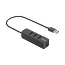 (まとめ) バッファロー USB-A 3.2(Gen1)バスパワー上挿しハブ 磁石付 4ポート ブラック BSH4U320U3BK 1個 【×2セット】