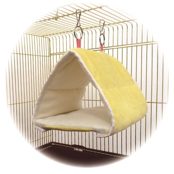 生活雑貨のお店！Vie-UPの（まとめ）鳥たちの寝床 三角ハウス L【×2セット】 (鳥用品)｜アングル3