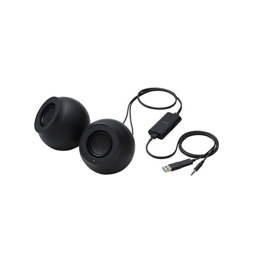 エレコム パソコン用2.0chスピーカー Stina SP-P10CUシリーズ ブラック SP-P10CUBK エレコム パソコン用2.0chスピーカー Stina SP-P10CUシリーズ ブラック SP-P10CUBK