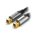 【3本セット】 VENTION 光ファイバー オーディオケーブル アルミニウム合金 3m グレー BA-5695X3(2)