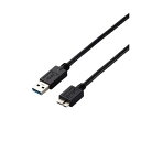 GR USB3.0A-microBP[u 0.5m RoHSwߏi10j USB3-AMB05BK/ID 1{