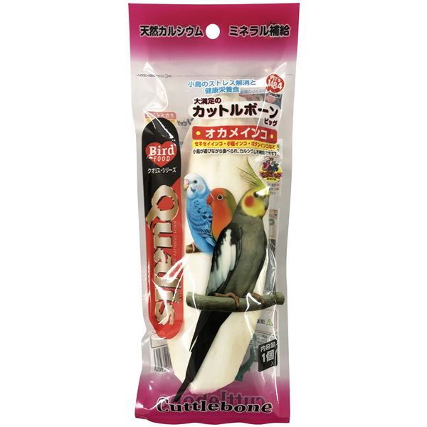 ■商品内容【ご注意事項】この商品は下記内容×10セットでお届けします。天然カルシウム、ミネラル補給、ストレス解消、クチバシの矯正などにおすすめ。■商品スペック■原材料イカの甲■保証成分 カルシウム87.1％、たんぱく質7.2％、脂質0.2％、ミネラル他2.8％、水分2.7％■給与方法 定期的にお与えください。常時入れて与えても大丈夫です。■賞味】使用期限(未開封) 36ヶ月■賞味期限表記 2：yyyy/mm■ 商品使用時サイズ 不定■セット内容 乾燥材、取り付けクリップ■原産国または製造国 日本、ベトナム、タイ■ 一般分類 2：食品(総合栄養食以外)■使用方法 常時附属クリップでのお取り付け■お手入れ方法 水がかからない様にお願いします。■保管方法 常温■諸注意 湿度管理にご注意ください。■送料・配送についての注意事項●本商品の出荷目安は【1 - 5営業日　※土日・祝除く】となります。●お取り寄せ商品のため、稀にご注文入れ違い等により欠品・遅延となる場合がございます。●本商品は仕入元より配送となるため、沖縄・離島への配送はできません。