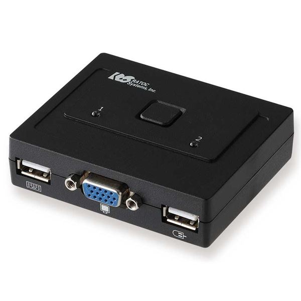 ラトックシステム VGAパソコン切替器(2台用) RS-230U