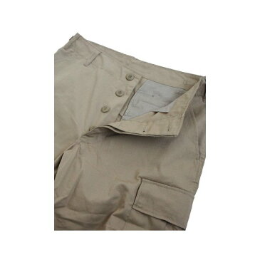 アメリカ軍 BDU カーゴパンツ /迷彩服パンツ 【 Mサイズ 】 リップストップ YN521007 カーキ 【 レプリカ 】 送料込!