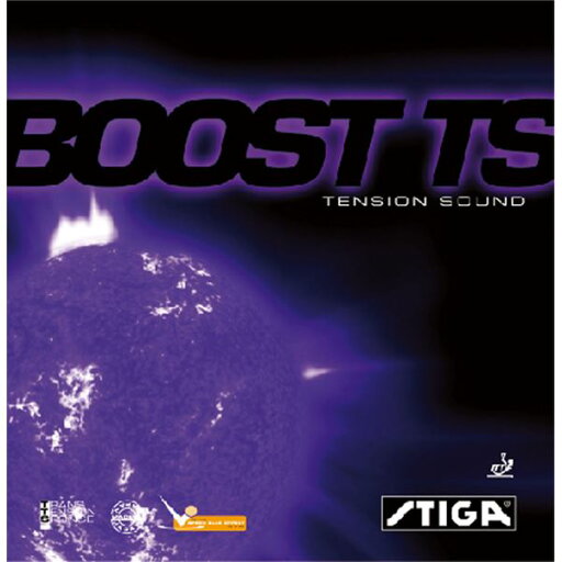 STIGA(スティガ) テンション系裏ソフトラバー BOOST TS(ブースト TS) ブラック 特厚 STIGA(スティガ) テンション系裏ソフトラバー BOOST TS(ブースト TS) ブラック 特厚