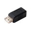 （まとめ） MCO USB2.0 USB A-USB B変換アダプタ USA-BA 【×10セット】