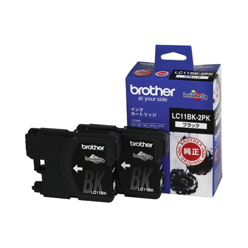 (まとめ) ブラザー BROTHER インクカートリッジ お徳用 黒 LC11BK-2PK 1箱(2個) 【×3セット】 (まとめ) ブラザー BROTHER インクカートリッジ お徳用 黒 LC11BK-2PK 1箱(2個) 【×3セット】