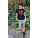 戦国武将Tシャツ 【織田信長 復刻版】 Mサイズ 半袖 ブラック(黒) 〔Uネック おもしろ〕