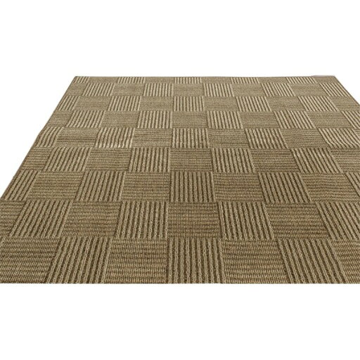 フリーカット 抗菌 防臭 カーペット 絨毯 / 江戸間 2畳 176×176cm / ベージュ 平織り 『チェックモア』 九装 フリーカット 抗菌 防臭 カーペット 絨毯 / 江戸間 2畳 176×176cm / ベージュ 平織り 『チェックモア』 九装