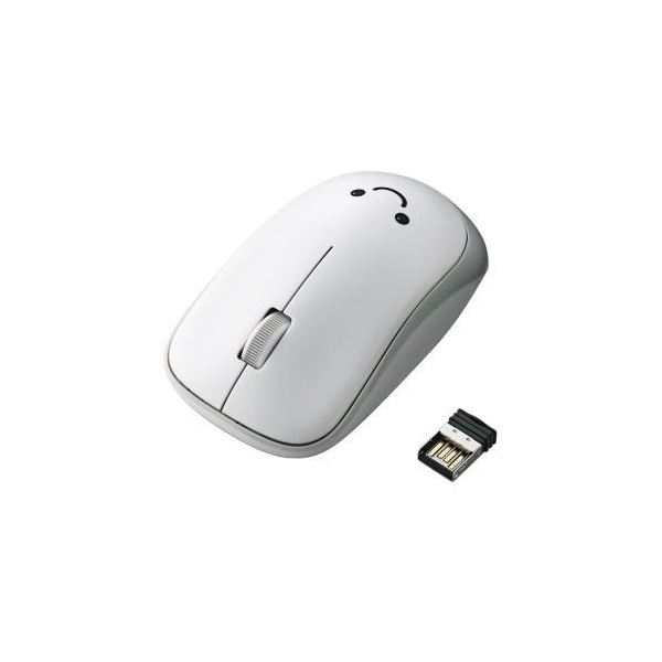 (まとめ)エレコム 無線IRマウス(3ボタン) M-IR07DRWH【×3セット】のサムネイル