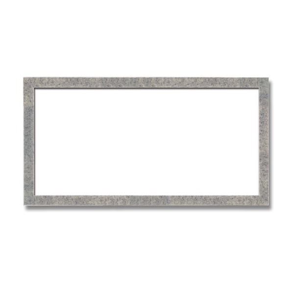 【長方形額】木製額 縦横兼用額 前面アクリル仕様 ■金(銀)長方形額(600×300mm)銀柄紋