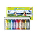(まとめ) ぺんてる ずこうクレヨン セット PTCG1-16【×5セット】