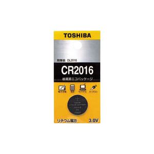 (まとめ) 東芝 TOSHIBA コイン型リチウム電池 CR2016EC 1個入 【×10セット】 (まとめ) 東芝 TOSHIBA コイン型リチウム電池 CR2016EC 1個入 【×10セット】