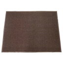 業務用 玄関マット/PVCコイルマット 【ブラウン】 120cm×180cm 長方形 屋外用 土砂防止仕様 『Funderful』 〔入口〕(3)