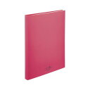 (まとめ) リヒトラブ AQUA DROPs クリヤーブック〈ポケット交換タイプ〉 A4判タテ型(30ポケット)・30穴 N-5016-3 赤 1冊入 【×3セット】