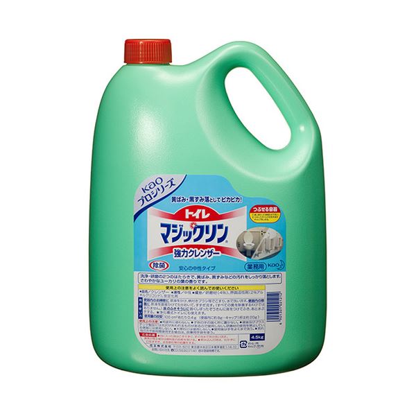 (まとめ) 花王 トイレマジックリン 強力クレンザー 業務用 4.5kg 1本 【×3セット】
