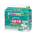 (まとめ) 白十字 応援介護テープ止めタイプL 17枚 35436【×2セット】(4)