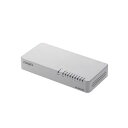 エレコム Giga対応スイッチングHub/8ポート/プラスチック筐体/磁石付き/電源内蔵モデル/ホワイト EHC-G08PN2-JW(2)