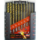 (業務用10セット) H&H 六角軸コバルトドリルセット/先端工具 【10個入り×10セット】 ステンレス用 HCD-10 〔DIY用品/大工道具〕