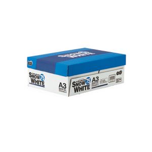 (まとめ) TANOSEE PPC用紙 SNOW WHITE 75 A3 1箱(1500枚:500枚×3冊) 【×10セット】
