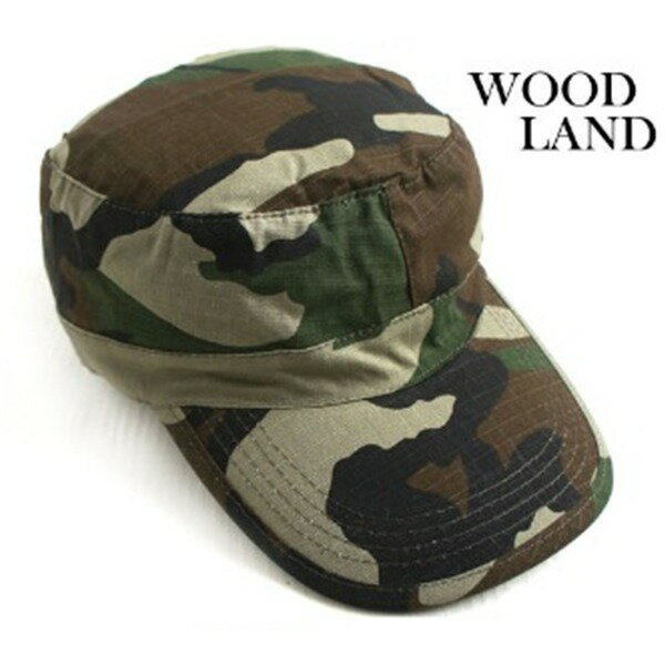 楽天生活雑貨のお店！Vie-UPアメリカ軍 ファーティング BDU キャップ 帽子 M ウッドランド コットン 通気性 米軍 レプリカ ミリタリーウェア 軍モノ