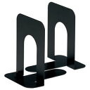 (まとめ) TANOSEE ブックエンド T型 中 ブラック 1組(2枚) 【×15セット】 送料無料!