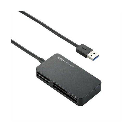 (まとめ)エレコム USB3.0対応メモリリーダライタ MR3-A006BK【×2セット】 (まとめ)エレコム USB3.0対応メモリリーダライタ MR3-A006BK【×2セット】